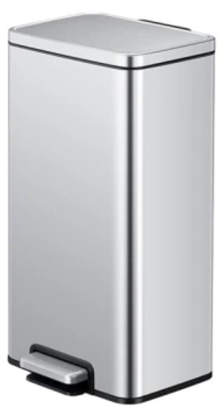 EKO Madison pedaalemmer 30 liter - Matt Edelstahl - Stainless Steel en Plastic