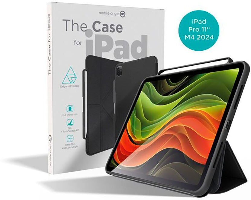 Mobile Origin The Case - iPad Pro 11" M5 2025 / M4 2024 - Sort