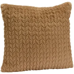 Kissen taupe chevron 40x40 cm - Braun Quadratisch Polyester Amadeus 40x40 cm