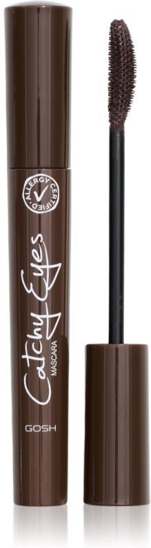 GOSH COPENHAGEN Catchy Eyes Allergy Certified volume mascara for sensitive eyes shade 002 Brown 8 ml