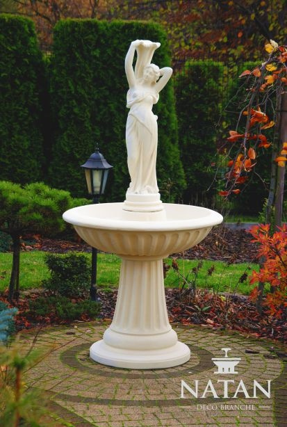 Springbrunnen Garten Teich Brunnen Steinbrunnen Gartenbrunnen Fontaine 182cm