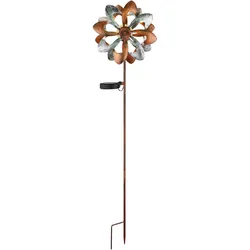 Globo, Gartenbeleuchtung, Solarleuchte Metall Goldfarben Patiniert, 1xled (IP44)