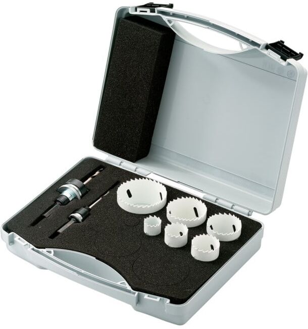 Assortiment de scies cloches bimétal 1, 8 pièces metabo (625434000)