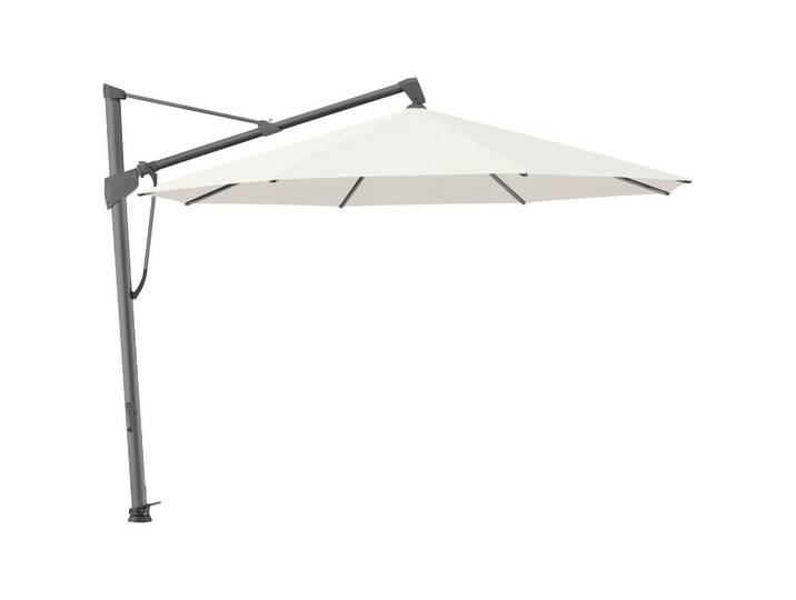 Glatz Ampelschirm, Beige, 360° drehbar, Knickgelenk, regenabweisend, Sonnenschutz, Sonnenschirme