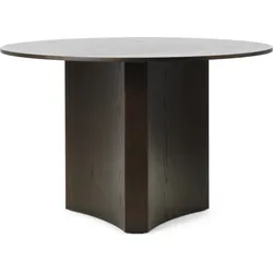 Bue Tisch 120 cm rund dunkle Eiche