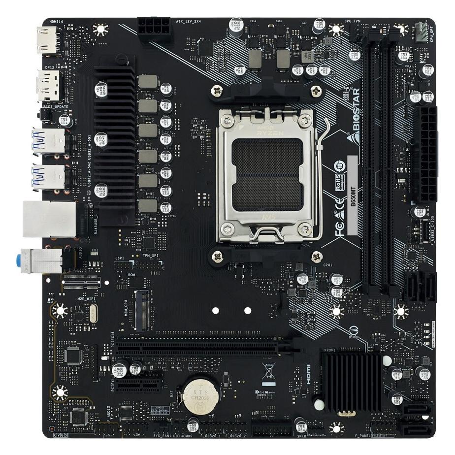 Biostar B650MT (AM5, AMD B650, mATX) (B650MT)