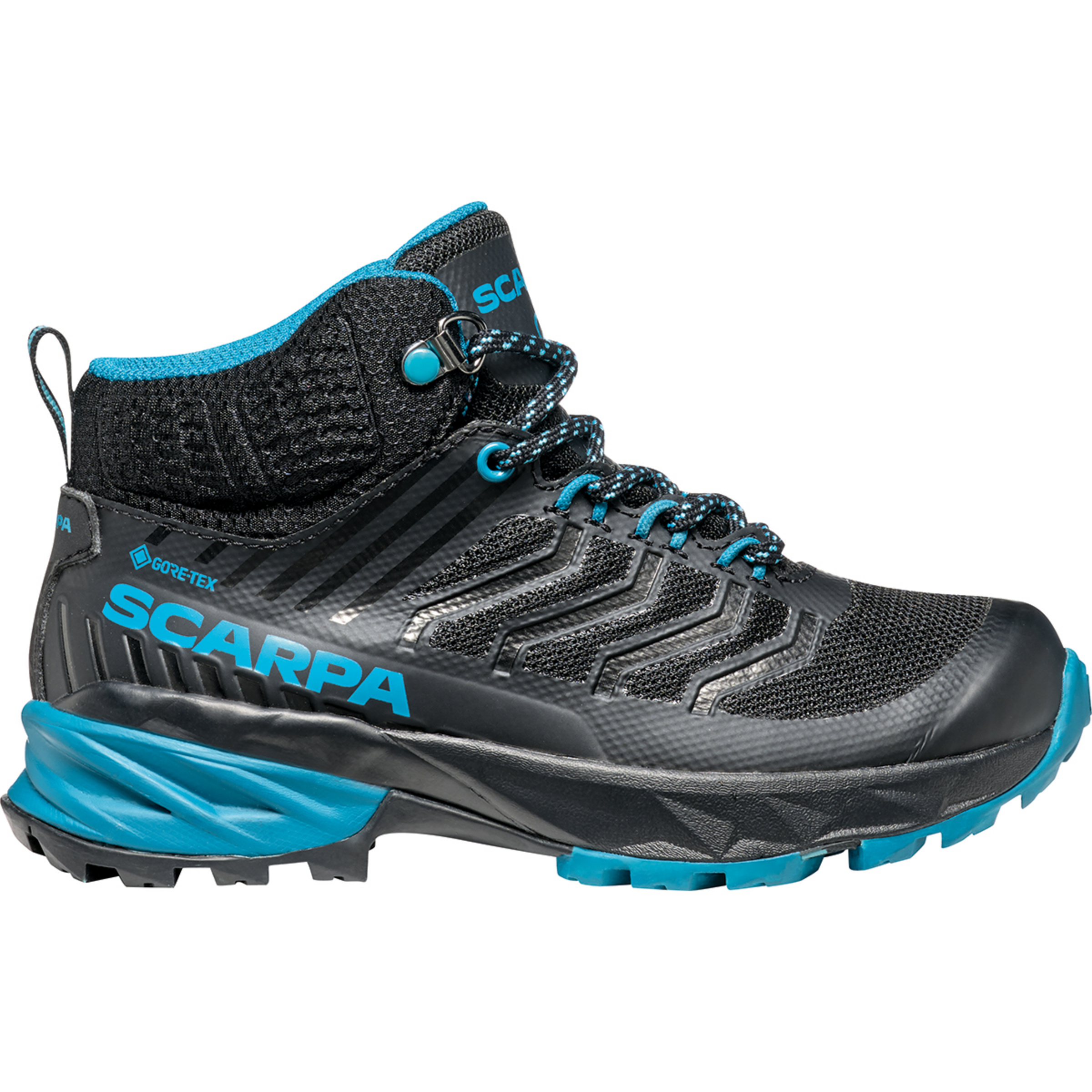 Scarpa Rush Mid GTX Kinder Wanderschuhe schwarz Größe 29 Trekking Wasserdicht