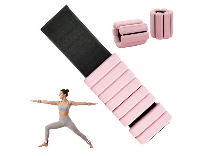 Relaxdays Lot de 2 manchettes de poids