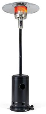 Costway 50,000 BTU Patio Propane Gas Heater with Stainless Steel Burner-Black