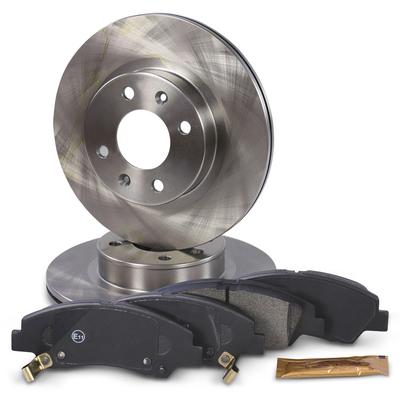 Bestprice Bremsscheiben + Bremsbeläge Vorderachse [Hersteller-Nr. 41109419] für Hyundai