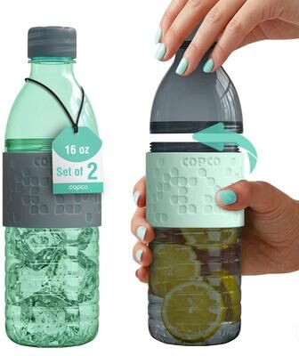 Copco Hydra Tritan Water Bottle Set of 2 BPA Free