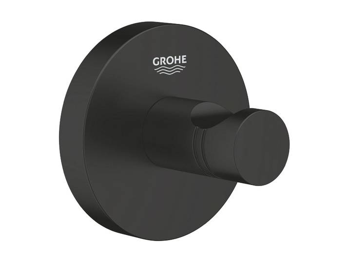Türhaken GROHE Start , schwarz, Metall, Haken, Türhaken