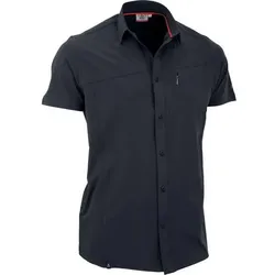 MAUL Herren Hemd Salwand-1/2 Hemd elast.uni, Größe 46 in Blau Blau