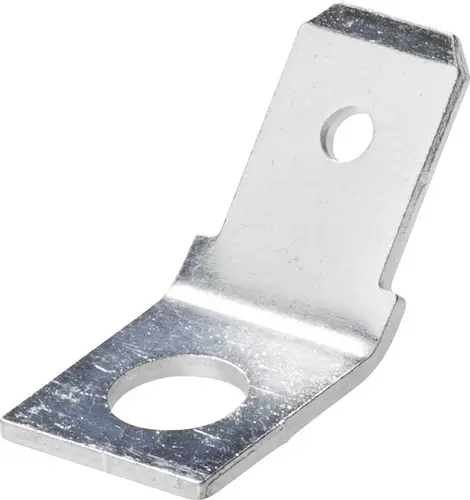 Vogt Verbindungstechnik 3847.60 Steckzunge Steckbreite: 6.3mm Steckdicke: 0.8mm 45° Unisoliert Metall