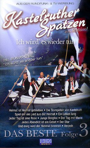 Kastelruther Spatzen - Kastelruther Spatzen - Das Beste - Folge 3 - Ich würd' es wieder tun [VHS] - Preis vom 11.10.2026 03:10:56 h