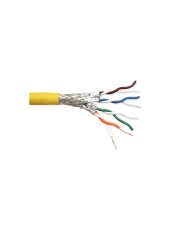 ROLINE Bulkkabel 100 m SFTP PiMF CAT 8 halogenfrei robust Gelb (21.15.0005)