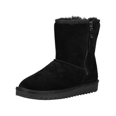 Snowboots ARA "Ara Stiefel Veloursleder", Damen, Gr. 43, schwarz, Veloursleder, Schuhe Snowboots