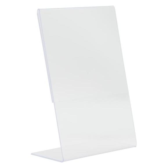 Securit Tischaufsteller Acrylic, DIN A6 hoch, schr"g (A6) (PFT-ACL-A6)