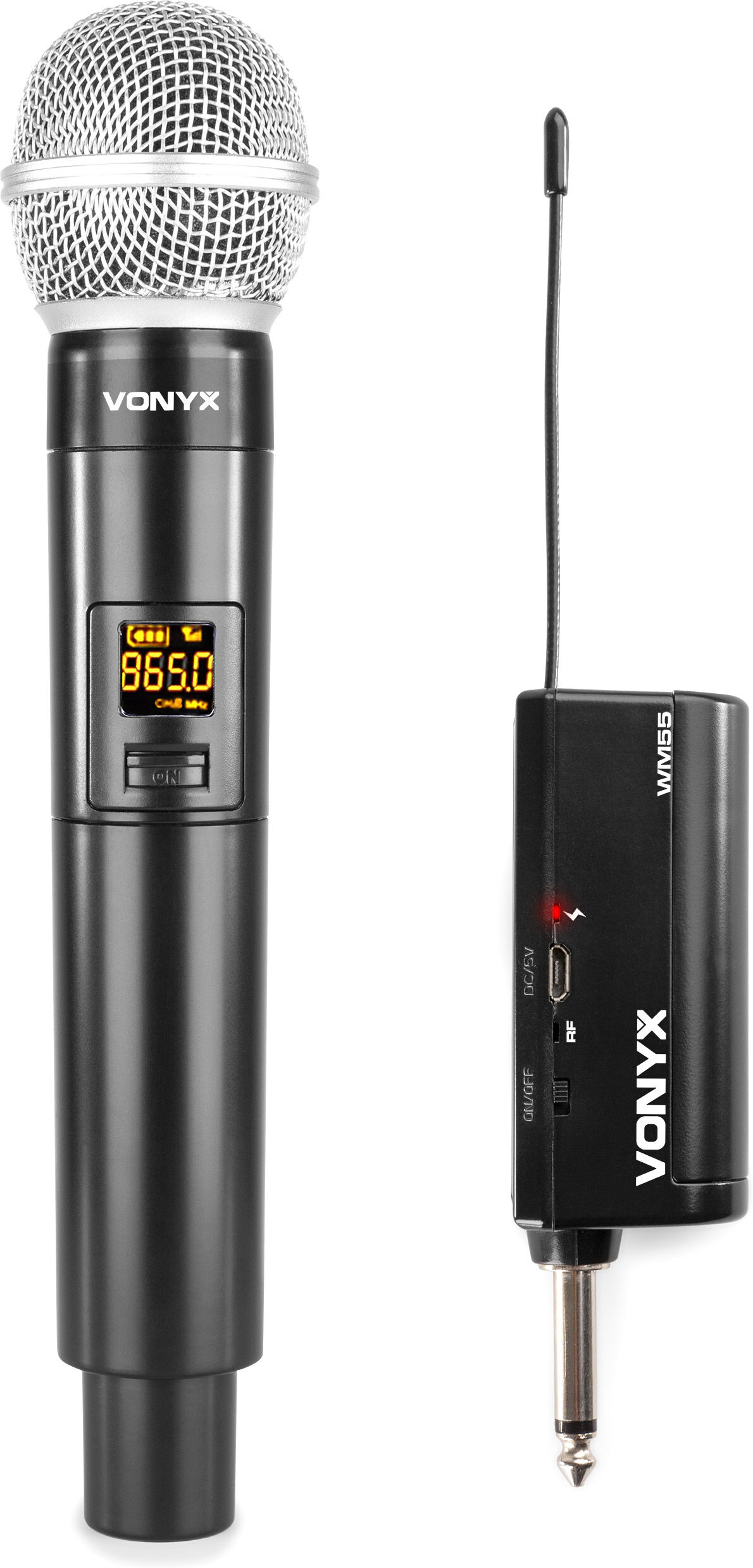 Vonyx Wm55 Drahtloses Mikrofon Plug-And-Play Uhf