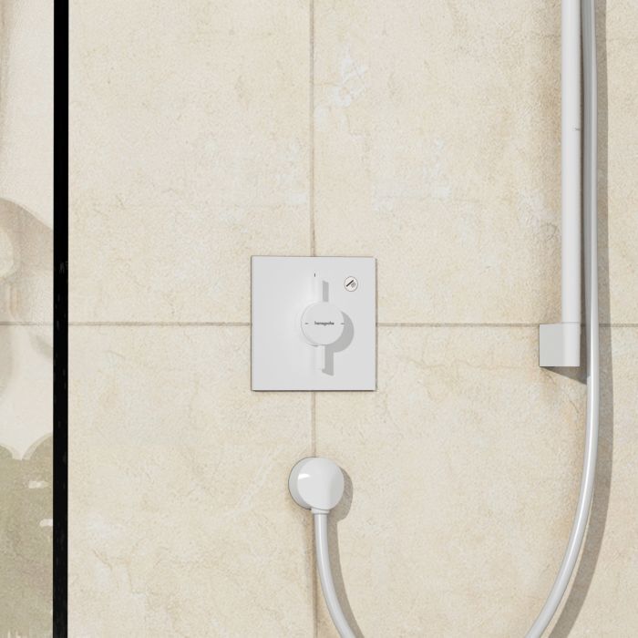 Hansgrohe DuoTurn E Mischer 75617700 Unterputz, für 1 Verbraucher, mattweiß