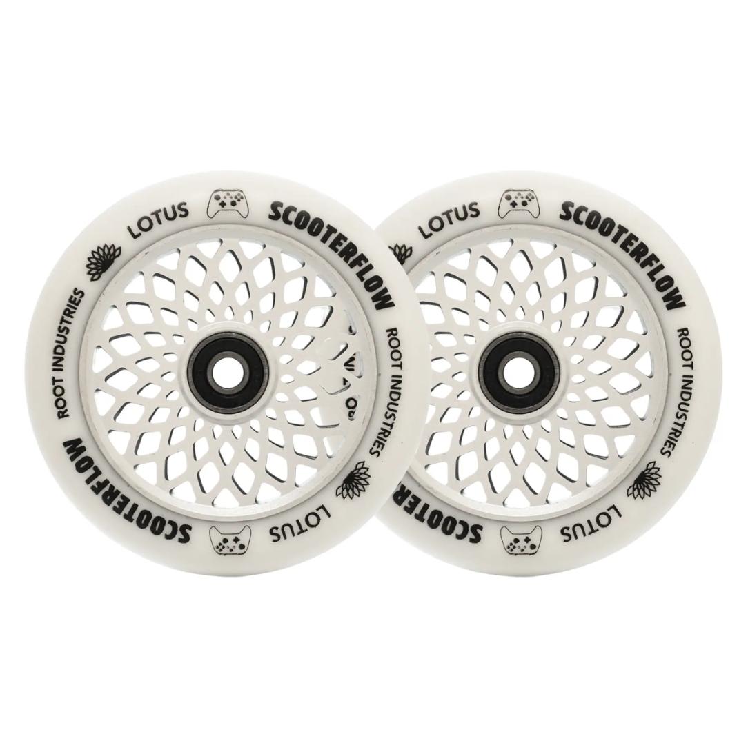 Root Industries Root ScooterFlow Pro Scooter Wheels 2-Pack White (RI9361468001192)