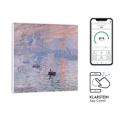 Klarstein Wonderwall Air Art Smart Infrarotheizung 60x60cm 350W Wand App Abstrakt