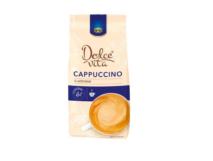 DOLCE VITA Cappuccino classique en poudre - 380 g