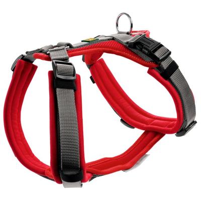Hunter - Maldon Up - Hundegeschirr Gr XS rot/grau