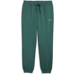 PUMA Herren Sporthose UNISEX x HYROX FLEECE SWEATPANT, Größe L in Grün Grün