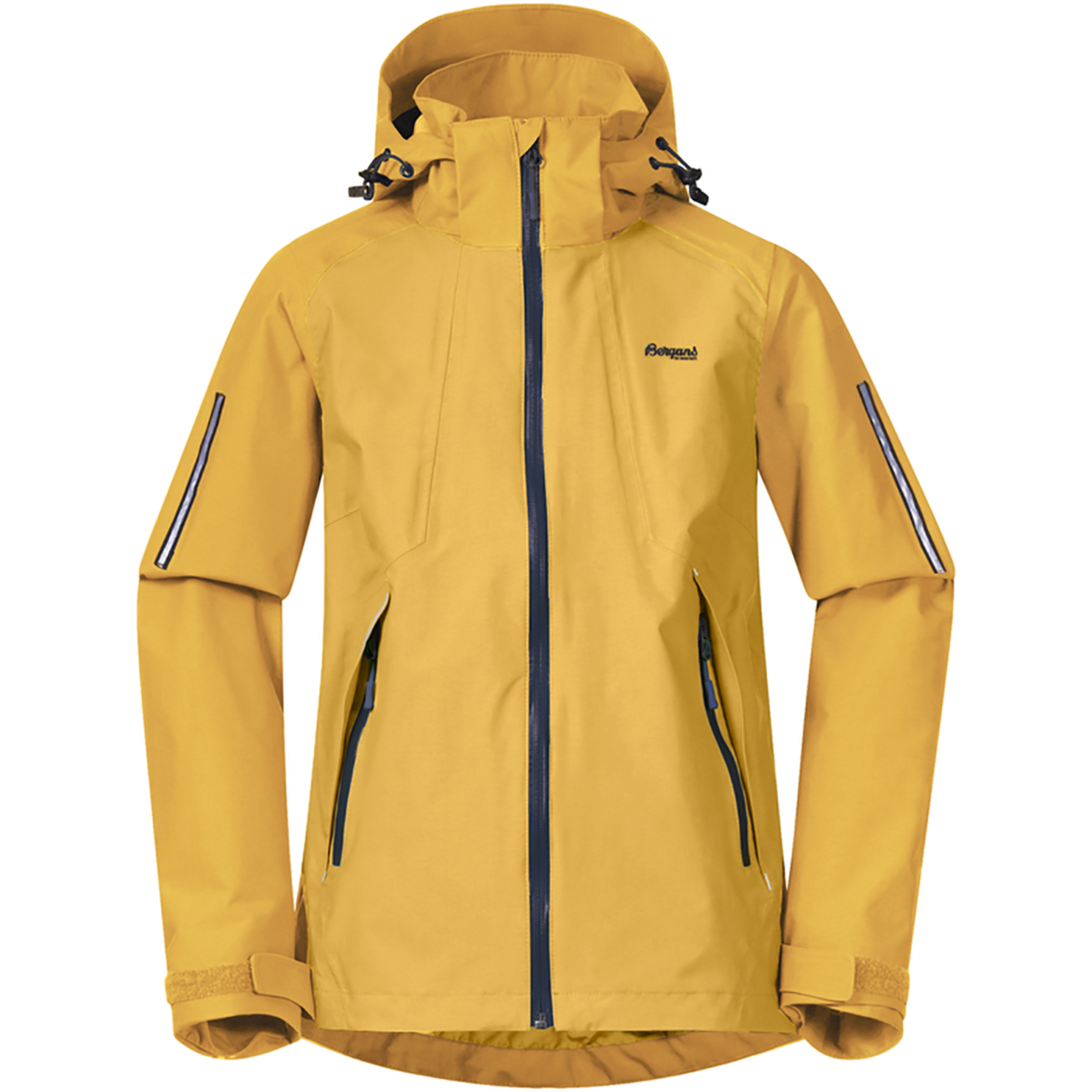 Bergans Girls Sjoa 2L Kinder Regenjacke gelb Größe 152 Trekking Wasserdicht Wasserabweisend