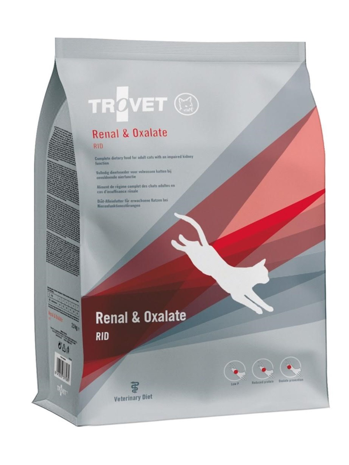 TROVET Renal & Oxalate RID - Trockenfutter für Katzen - 2,5kg