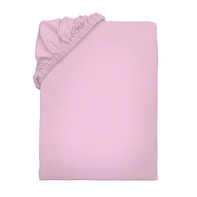 Klaus Hering 6059206383 - Young Collection Spannbettlaken, rosa, 140-160x200cm