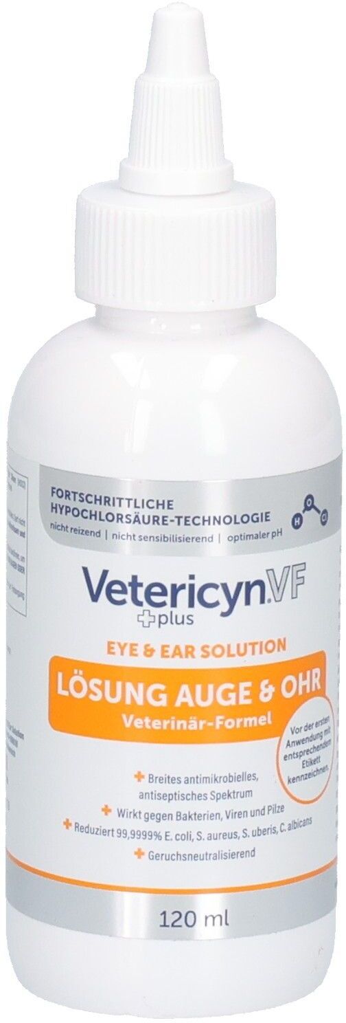 Vetericyn VF Plus Augen- & Ohrenreiniger 120 ml Lösung