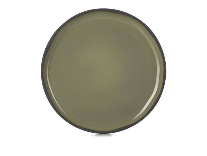 Revol Caractère Dessertteller, Ø15cm, Kardamom - Farbe: lindengrün - Material: Porzellan - 931