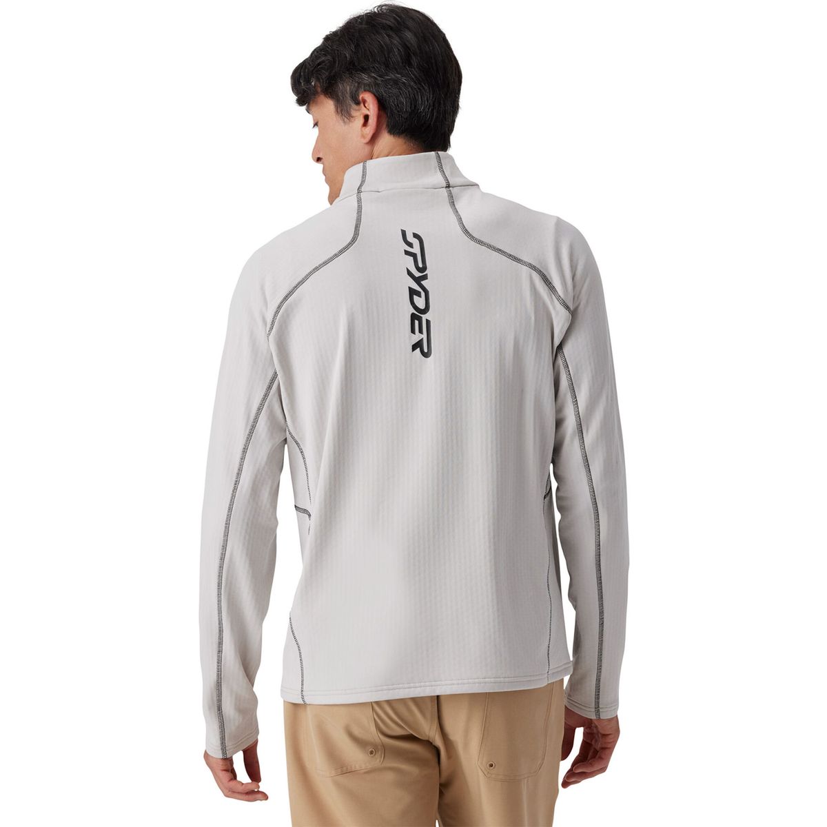 Spyder Gridweb Fleece 1/2 Zip light grey (LGR) L 38A483624-LGR-L