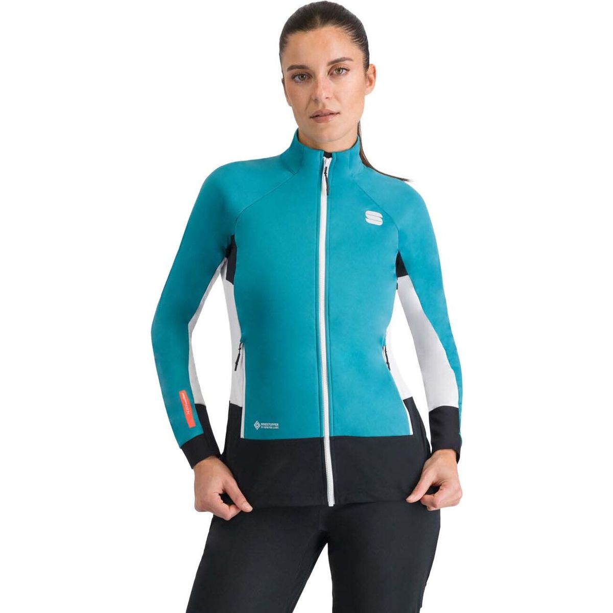 Sportful Apex W Jacket green bay/white/black (324) L 0423545-324-L