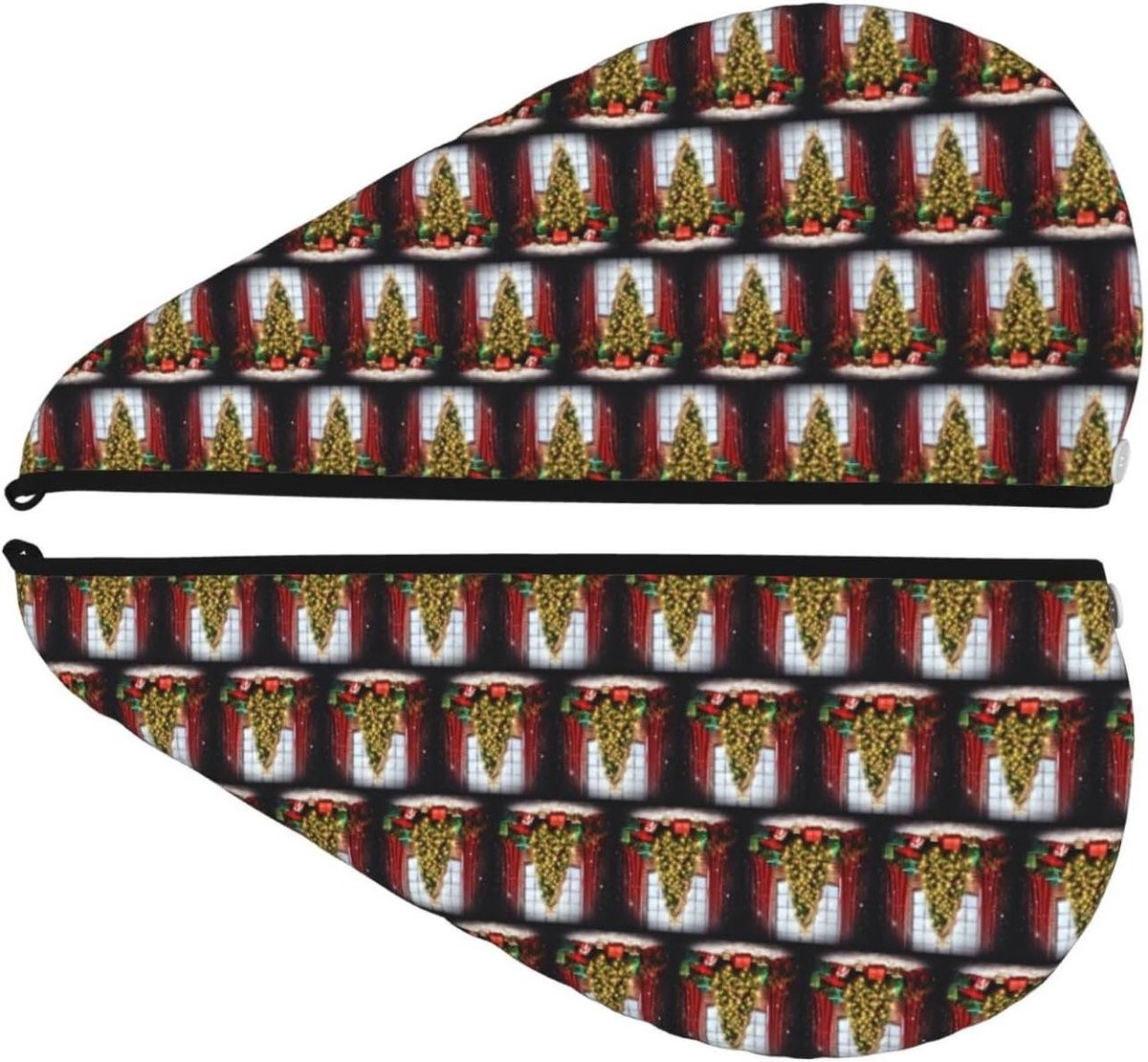Zwarte Haar Handdoek Wrap - Super Absorberende Haardroog Kap - 64 x 26 cm
