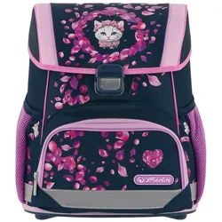 Herlitz 400205560 Rucksack Schulrucksack Dunkelrosa