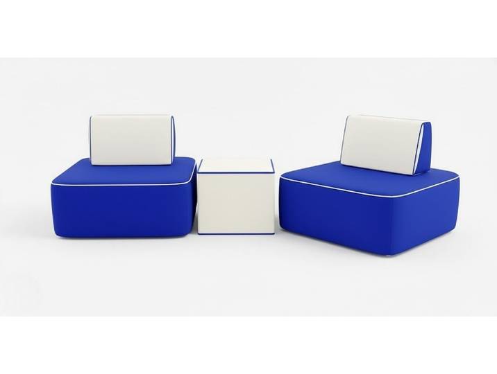 Xlmoebel Sessel Elegantes Sofa-Set im minimalistischen Design aus strapazierfähig (3-St., Sofa-Set), Made in Europa