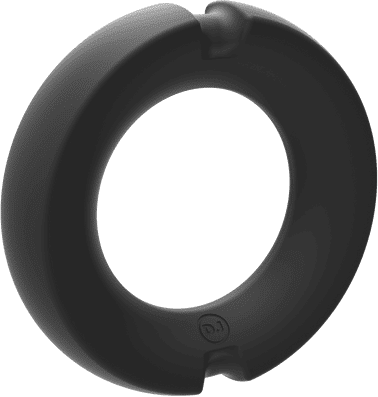 Doc Johnson USA Cockring en Silicone/Metal Cock Ring - 50mm - Noir