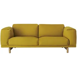 Muuto Rest Sofa 2-Sitzer, hallingdal 457 / eiche natur