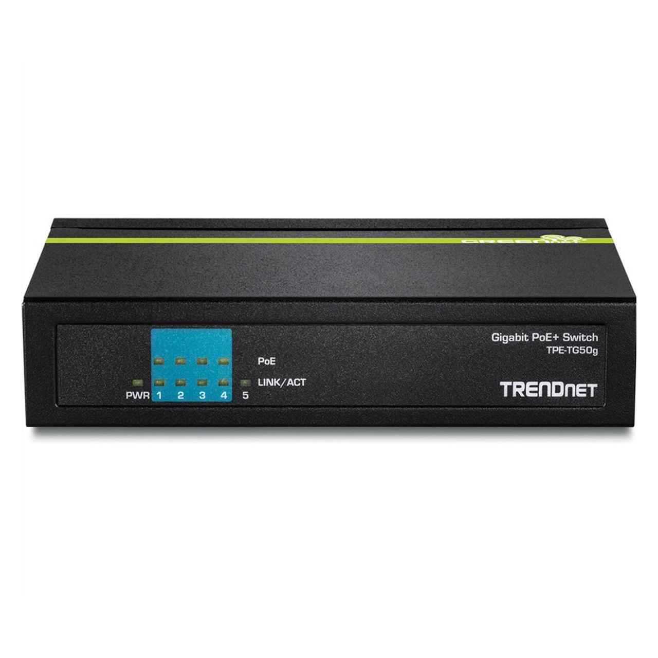 Trendnet Tpe-Tg50g Poe+ (5 Ports) (TPE-TG50G)