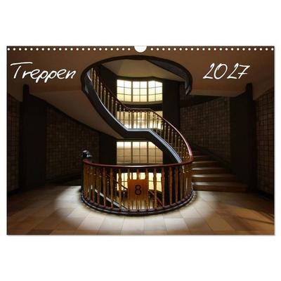 Treppen (Wandkalender 2027 DIN A3 quer), CALVENDO Monatskalender