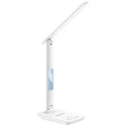 Yesido, Tischlampe, Schreibtischlampe DS20 Induktion mit LCD-Anzeige weiss (420 lm)