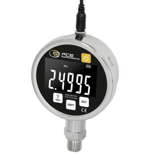 PCE Instruments hochgenaues Druckmessgerät PCE-PG 25H |Messbereich -0,88 ... +16 bar |Genauigkeit 0,05% FS. |M20 x 1,5mm