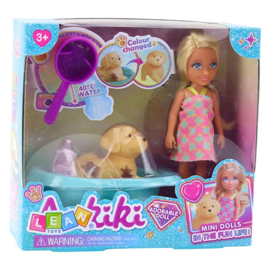 Lean Toys Lean Puppenhund-Badeset Interaktives Zubehör Für Mädchen (65613977)