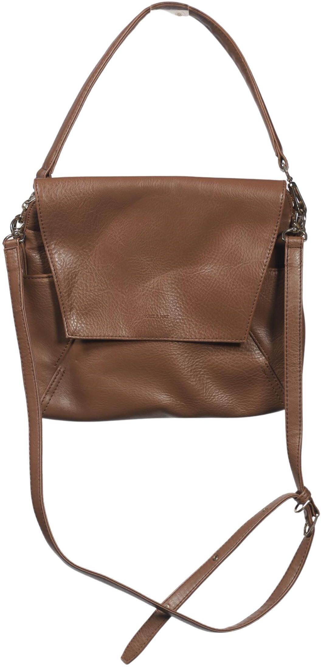Matt Nat Damen Handtasche gross, Braun, Kunstleder - Second Hand