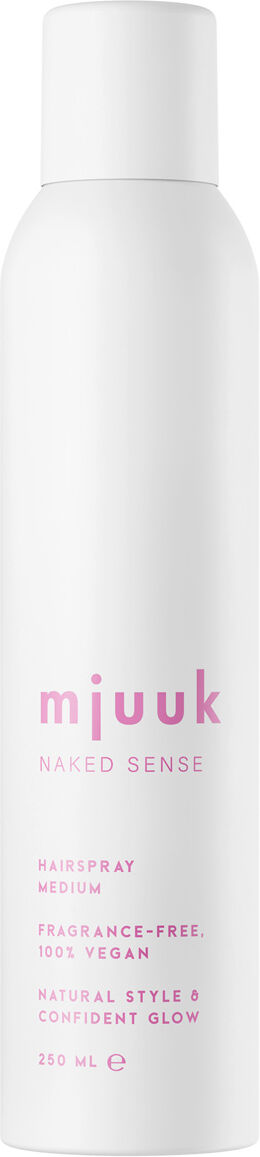 250ml Mjuuk Naked Sense Hairspray Medium