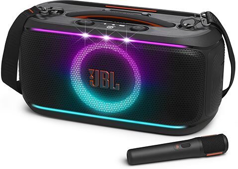 Coluna JBL PartyBox On-The-Go 2 + Microfone - Preto