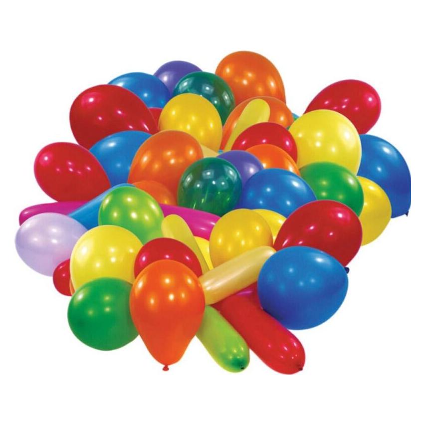 Amscan 25 Latexballons Standard sortiert (1x) (INT995798)
